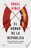 Libro El honor de la República