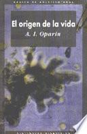 Libro El origen de la vida