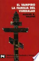 Libro El vampiro. La familia del vurdalak