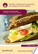 Libro Elaboración y exposicion de comidas en el bar-cafetería. HOTR0508