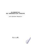 Libro Elementos de ordenación urbana