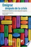 Libro Emigrar después de la crisis