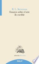 Libro Ensayos sobre el arte de escribir