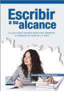 Libro Escribir a su alcance