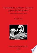 Libro Estabilidad y conflicto civil en la guerra del Peloponeso