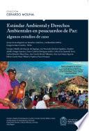Libro Estándar ambiental y derechos ambientales en posacuerdos de paz : algunos estudios de caso