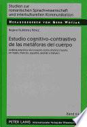 Libro Estudio cognitivo-contrastivo de las metáforas del cuerpo