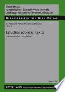 Libro Estudios sobre el texto