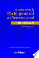 Libro Estudios sobre la Parte general del Derecho penal