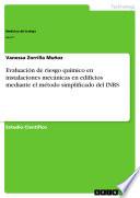 Libro Evaluación de riesgo químico en instalaciones mecánicas en edificios mediante el método simplificado del INRS