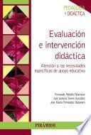 Libro Evaluación e intervención didáctica
