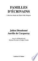 Libro Familles d'écrivains
