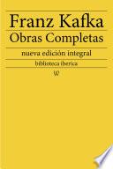 Libro Franz Kafka: Obras completas