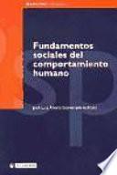 Libro Fundamentos sociales del comportamiento humano