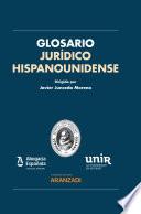 Libro Glosario jurídico hispanounidense