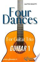 Libro Guitar 1 part of Four Dances for Guitar trio