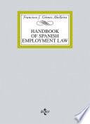 Libro Handbook on spanish employment law