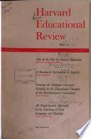 Libro Harvard Educational Review