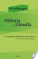 Libro Historia de la filosofía I