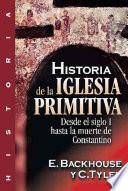 Libro Historia de la iglesia primitiva