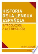 Libro Historia de la lengua espaňola