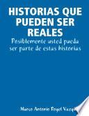 Libro Historias que pueden ser reales