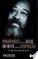 Libro Inmenso Como El Cielo, Infinito Como El Espacio