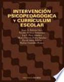 Libro Intervención psicopedagógica y currículum escolar