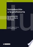 Libro Introducción a la prehistoria