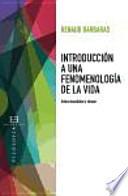 Libro Introducción a una fenomenología de la vida