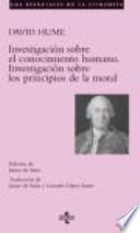 Libro Investigación sobre el conocimiento humano