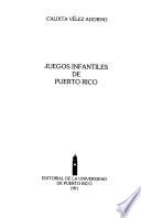 Libro Juegos infantiles de Puerto Rico