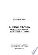 Libro La ciudad percibida