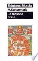 Libro La filosofía china