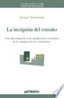 Libro La incógnita del extraño