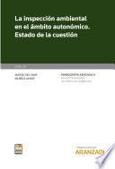 Libro La inspección ambiental en el ámbito autonómico. Estado de la cuestión