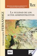 Libro La Nulidad de Los Actos Administrativos