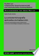 Libro La ontoterminografía aplicada a la traducción