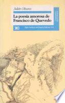 Libro La poesía amorosa de Francisco de Quevedo