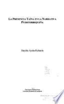 Libro La presencia taína en la narrativa puertorriqueña