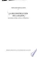 Libro La reconstrucción de la razón