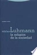 Libro La religión de la sociedad