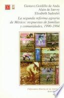 Libro La segunda reforma agraria de México