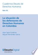 Libro La situación de los defensores de Derechos Humanos en Colombia