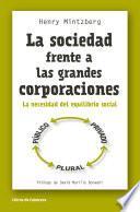 Libro La sociedad frente a las grandes corporaciones