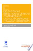 Libro Las exigencias del Estado de Derecho contemporáneo: Ciudadanía, Derechos Humanos y Migraciones