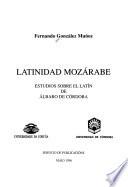 Libro Latinidad mozárabe