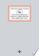 Libro Lecciones básicas para el aprendizaje del Derecho civil