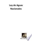 Libro Ley de Aguas Nacionales