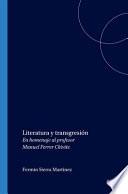 Libro Literatura y transgresión